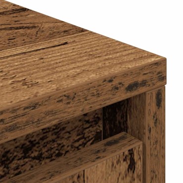 vidaXL Ντουλάπι Όψη Παλαιού Ξύλου 29,5x34x119,5cm Επεξεργασμένο Ξύλο 1 τεμ.