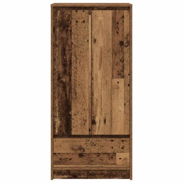 vidaXL Ντουλάπι με συρτάρι 55,5x34x119,5cm Ξύλινο μηχανουργικό ξύλο 1 τεμ.