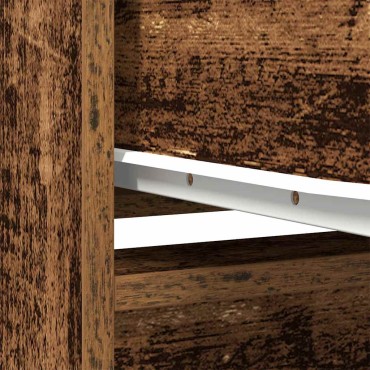 vidaXL Ντουλάπι με συρτάρι 55,5x34x119,5cm Ξύλινο μηχανουργικό ξύλο 1 τεμ.