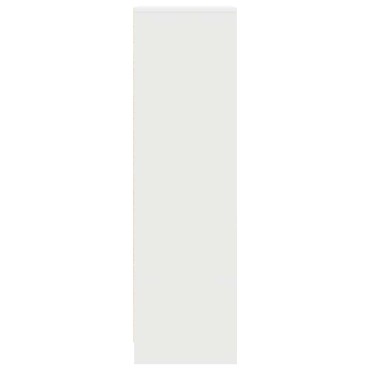 vidaXL Ντουλάπι Λευκό 29,5x34x119,5cm Επεξεργασμένο Ξύλο δρυός 1 τεμ.