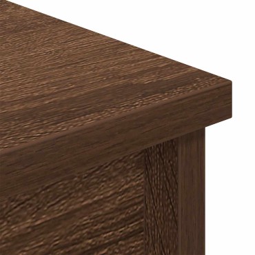 vidaXL Ντουλάπι Καφέ Δρυς 37,5x35x180cm Επεξεργασμένο Ξύλο 1 τεμ.