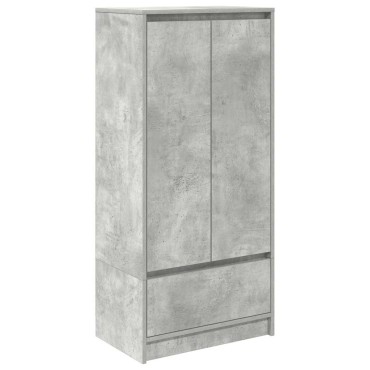 vidaXL Ντουλάπι με συρτάρι 55,5x34x119,5cm Ξύλινο μηχανουργικό ξύλο 1 τεμ.
