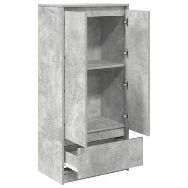 vidaXL Ντουλάπι με συρτάρι 55,5x34x119,5cm Ξύλινο μηχανουργικό ξύλο 1 τεμ.