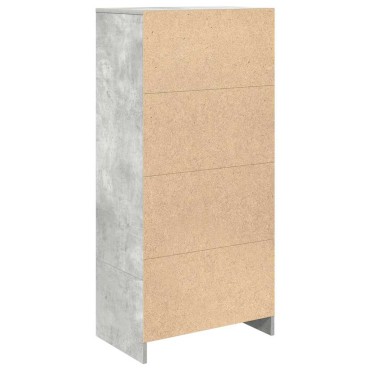 vidaXL Ντουλάπι με συρτάρι 55,5x34x119,5cm Ξύλινο μηχανουργικό ξύλο 1 τεμ.