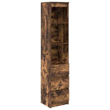 vidaXL Ντουλάπα Καπνιστή δρυς 37,5x35x180cm Επεξεργασμένο Ξύλο 1 τεμ.