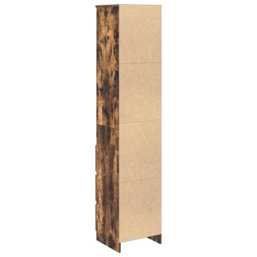 vidaXL Ντουλάπα Καπνιστή δρυς 37,5x35x180cm Επεξεργασμένο Ξύλο 1 τεμ.