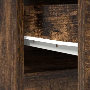 vidaXL Ντουλάπα Καπνιστή δρυς 37,5x35x180cm Επεξεργασμένο Ξύλο 1 τεμ.