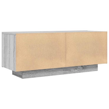 vidaXL Έπιπλο Τηλεόρασης Γκρι Sonoma 100x35x40cm από Επεξεργ. Ξύλο