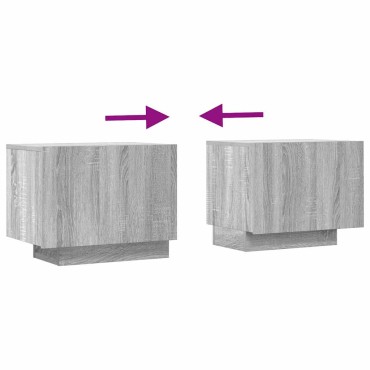 vidaXL Έπιπλο Τηλεόρασης Γκρι Sonoma 100x35x40cm από Επεξεργ. Ξύλο
