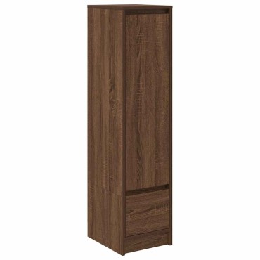 vidaXL Ντουλάπι Καφέ Δρυς 29,5x34x119,5cm Επεξεργασμένο Ξύλο 1 τεμ.