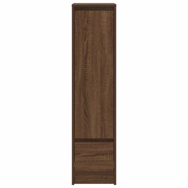vidaXL Ντουλάπι Καφέ Δρυς 29,5x34x119,5cm Επεξεργασμένο Ξύλο 1 τεμ.