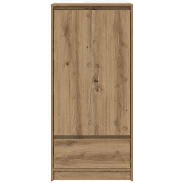 vidaXL Ντουλάπι με συρτάρι 55,5x34x119,5cm Ξύλινο μηχανουργικό ξύλο 1 τεμ.