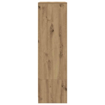 vidaXL Ντουλάπι με συρτάρι 55,5x34x119,5cm Ξύλινο μηχανουργικό ξύλο 1 τεμ.