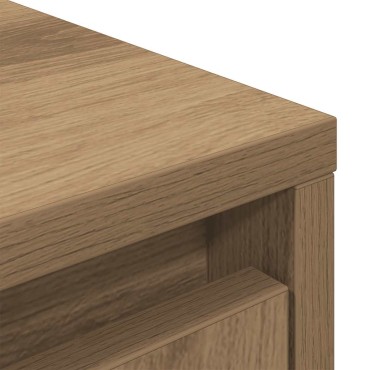 vidaXL Ντουλάπι με συρτάρι 55,5x34x119,5cm Ξύλινο μηχανουργικό ξύλο 1 τεμ.