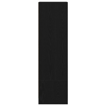 vidaXL Ντουλάπι Μαύρη δρυς 29,5x34x119,5cm από Επεξεργασμένο Ξύλο 1 τεμ.