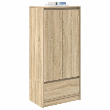 vidaXL Ντουλάπι με συρτάρι 55,5x34x119,5cm Ξύλινο μηχανουργικό ξύλο 1 τεμ.