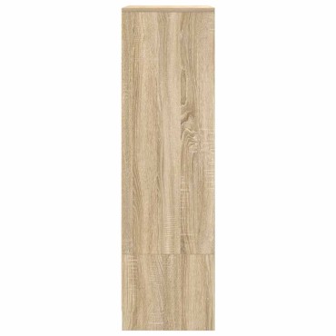 vidaXL Ντουλάπι με συρτάρι 55,5x34x119,5cm Ξύλινο μηχανουργικό ξύλο 1 τεμ.