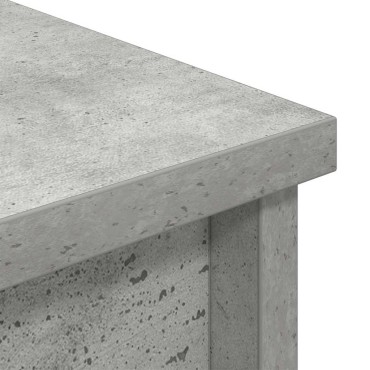 vidaXL Ντουλάπι Γκρι Σκυροδέματος 37,5x35x180cm Επεξεργασμένο Ξύλο 1 τεμ.
