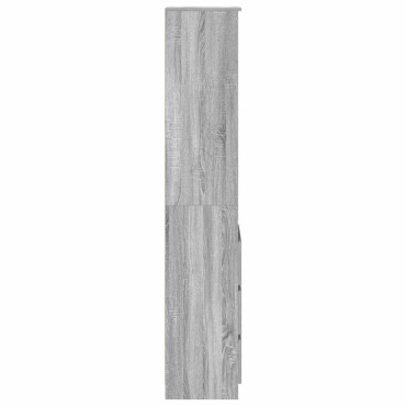 vidaXL Ντουλάπι Γκρι Sonoma 37,5x35x180cm Επεξεργασμένο Ξύλο 1 τεμ.