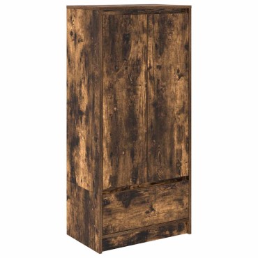 vidaXL Ντουλάπι με συρτάρι 55,5x34x119,5cm Ξύλινο μηχανουργικό ξύλο 1 τεμ.