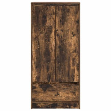 vidaXL Ντουλάπι με συρτάρι 55,5x34x119,5cm Ξύλινο μηχανουργικό ξύλο 1 τεμ.