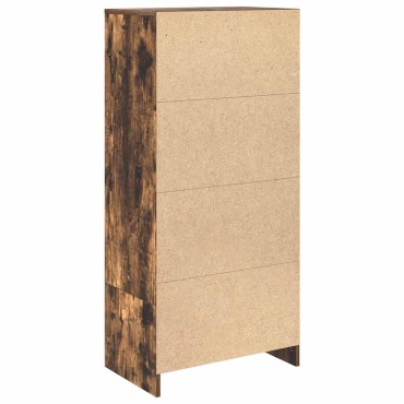 vidaXL Ντουλάπι με συρτάρι 55,5x34x119,5cm Ξύλινο μηχανουργικό ξύλο 1 τεμ.