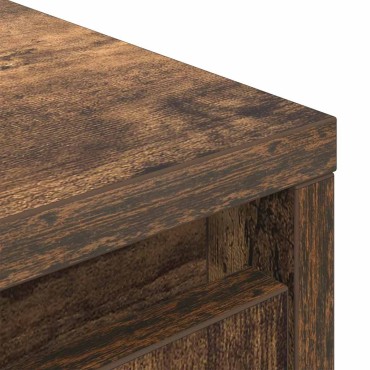vidaXL Ντουλάπι με συρτάρι 55,5x34x119,5cm Ξύλινο μηχανουργικό ξύλο 1 τεμ.
