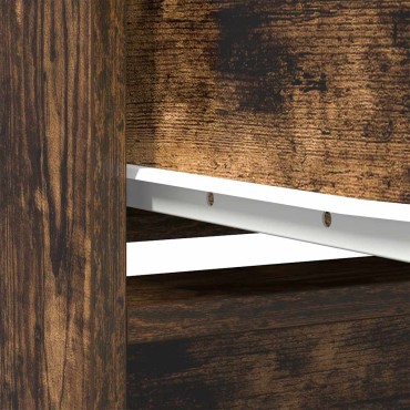 vidaXL Ντουλάπι με συρτάρι 55,5x34x119,5cm Ξύλινο μηχανουργικό ξύλο 1 τεμ.