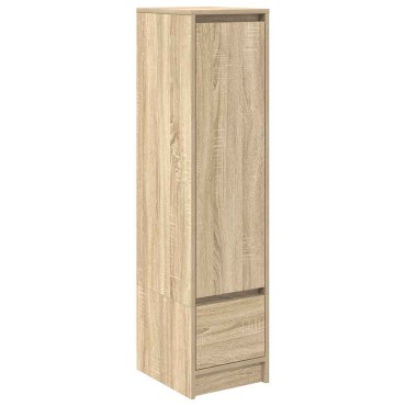 vidaXL Ντουλάπι Sonoma δρυς 29,5x34x119,5cm Επεξεργασμένο Ξύλο 1 τεμ.