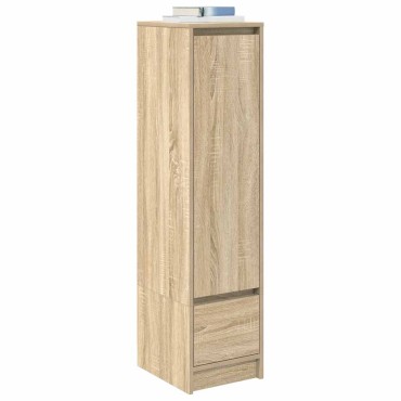 vidaXL Ντουλάπι Sonoma δρυς 29,5x34x119,5cm Επεξεργασμένο Ξύλο 1 τεμ.