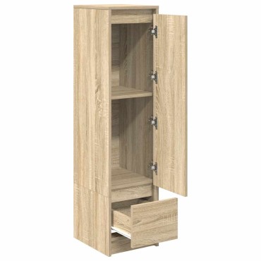 vidaXL Ντουλάπι Sonoma δρυς 29,5x34x119,5cm Επεξεργασμένο Ξύλο 1 τεμ.