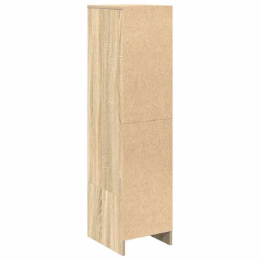 vidaXL Ντουλάπι Sonoma δρυς 29,5x34x119,5cm Επεξεργασμένο Ξύλο 1 τεμ.