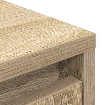 vidaXL Ντουλάπι Sonoma δρυς 29,5x34x119,5cm Επεξεργασμένο Ξύλο 1 τεμ.