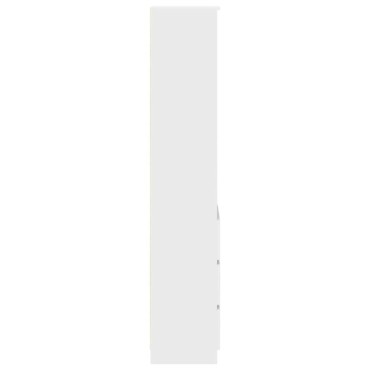 vidaXL Ντουλάπι Λευκό 37,5x35x180cm Επεξεργασμένο Ξύλο 1 τεμ.