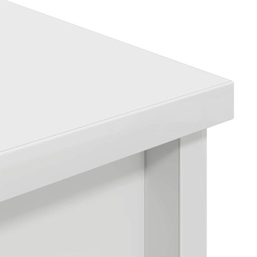 vidaXL Ντουλάπι Λευκό 37,5x35x180cm Επεξεργασμένο Ξύλο 1 τεμ.