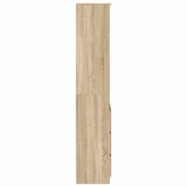 vidaXL Ντουλάπι Sonoma δρυς 37,5x35x180cm Επεξεργασμένο Ξύλο 1 τεμ.