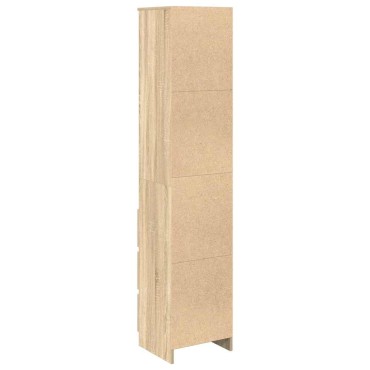 vidaXL Ντουλάπι Sonoma δρυς 37,5x35x180cm Επεξεργασμένο Ξύλο 1 τεμ.