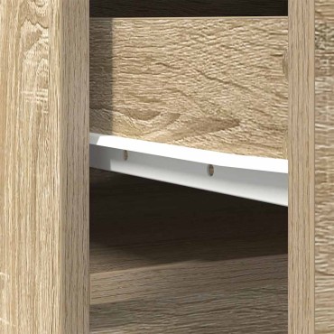vidaXL Ντουλάπι Sonoma δρυς 37,5x35x180cm Επεξεργασμένο Ξύλο 1 τεμ.