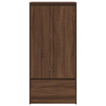 vidaXL Ντουλάπι με συρτάρι 55,5x34x119,5cm Ξύλινο μηχανουργικό ξύλο 1 τεμ.