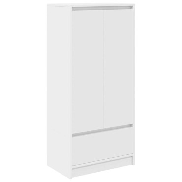 vidaXL Ντουλάπι με συρτάρι 55,5x34x119,5cm Ξύλινο μηχανουργικό ξύλο 1 τεμ.