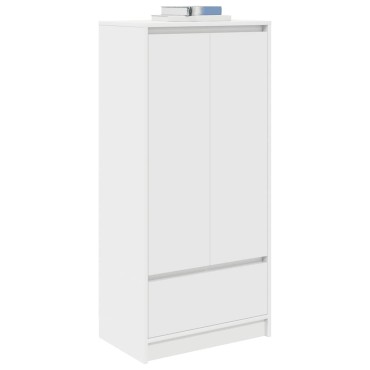 vidaXL Ντουλάπι με συρτάρι 55,5x34x119,5cm Ξύλινο μηχανουργικό ξύλο 1 τεμ.