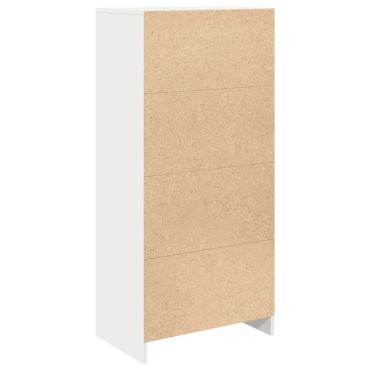 vidaXL Ντουλάπι με συρτάρι 55,5x34x119,5cm Ξύλινο μηχανουργικό ξύλο 1 τεμ.