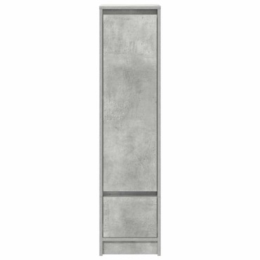vidaXL Ντουλάπι Γκρι Σκυροδέματος 29,5x34x119,5cm Επεξεργασμένο Ξύλο 1 τεμ.