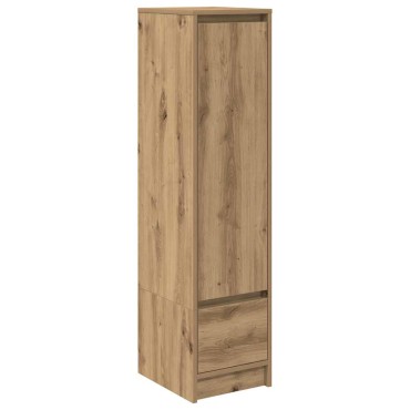 vidaXL Ντουλάπα τεχνίτης Δρυς 29,5x34x119,5cm από Επεξεργασμένο Ξύλο 1 τεμ.