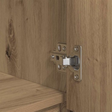vidaXL Ντουλάπα τεχνίτης Δρυς 29,5x34x119,5cm από Επεξεργασμένο Ξύλο 1 τεμ.