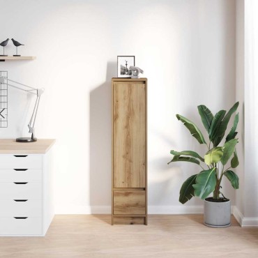 vidaXL Ντουλάπα τεχνίτης Δρυς 29,5x34x119,5cm από Επεξεργασμένο Ξύλο 1 τεμ.