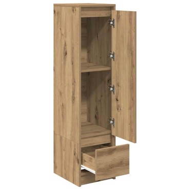 vidaXL Ντουλάπα τεχνίτης Δρυς 29,5x34x119,5cm από Επεξεργασμένο Ξύλο 1 τεμ.