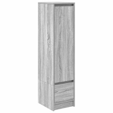 vidaXL Ντουλάπι Γκρι Sonoma 29,5x34x119,5cm Επεξεργασμένο Ξύλο 1 τεμ.