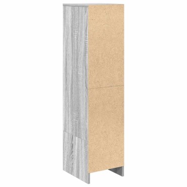 vidaXL Ντουλάπι Γκρι Sonoma 29,5x34x119,5cm Επεξεργασμένο Ξύλο 1 τεμ.
