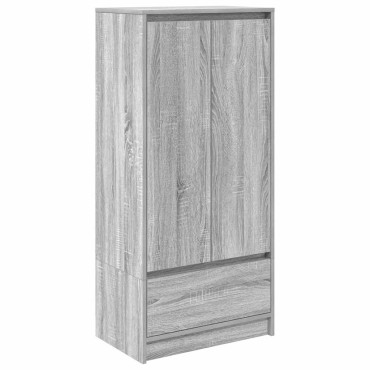 vidaXL Ντουλάπι με συρτάρι 55,5x34x119,5cm Ξύλινο μηχανουργικό ξύλο 1 τεμ.